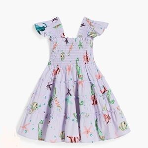 Hill house Sea Creatures Girls Nap Dress 11-12